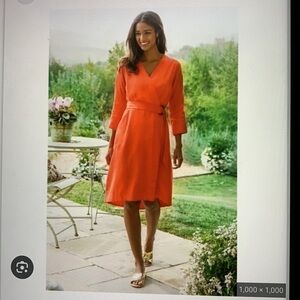 Soft Surroundings Traviata Wrap Dress S